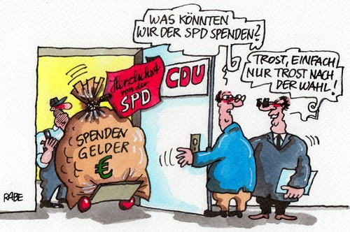 Cartoon: Wahlkampfpanne (medium) by RABE tagged nahles,spd,wahlkampf,wahlkampfpanne,panne,internet,spende,spendeninfo,parteienspende,andrea,informationsblatt,cdu,parteizentrale,euro,rabe,ralf,böhme,cartoon,karikatur,pressezeichnung,farbcartoon,trost,wahlsonntag,wahlniederlage,steinbrück,kanzlerkandidat,geldsack,sackkarre,nahles,spd,wahlkampf,wahlkampfpanne,panne,internet,spende,spendeninfo,parteienspende,andrea,informationsblatt,cdu,parteizentrale,euro,rabe,ralf,böhme,cartoon,karikatur,pressezeichnung,farbcartoon,trost,wahlsonntag,wahlniederlage,steinbrück,kanzlerkandidat,geldsack,sackkarre