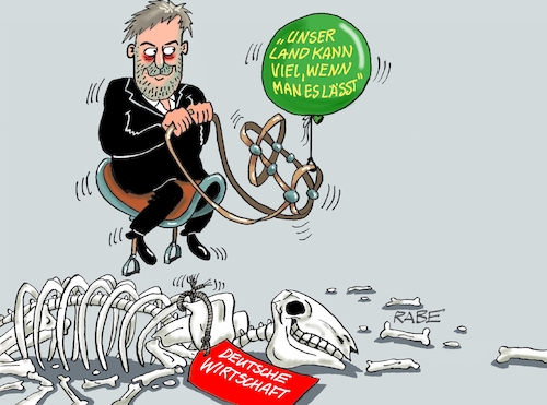 Cartoon: Wahlprogramm Grüne (medium) by RABE tagged ampel,ampelregierung,rot,grün,gelb,fdp,spd,grüne,rabe,ralf,böhme,cartoon,karikatur,pressezeichnung,farbcartoon,tagescartoon,inflation,einkommen,rente,rentenpaket,bruch,streit,neuwahlen,wahlprogramm,wahlversprechen,robert,habeck,reiter,sattel,pferd,knochen,skelett,knochengeripp,luftballon,ampel,ampelregierung,rot,grün,gelb,fdp,spd,grüne,rabe,ralf,böhme,cartoon,karikatur,pressezeichnung,farbcartoon,tagescartoon,inflation,einkommen,rente,rentenpaket,bruch,streit,neuwahlen,wahlprogramm,wahlversprechen,robert,habeck,reiter,sattel,pferd,knochen,skelett,knochengeripp,luftballon