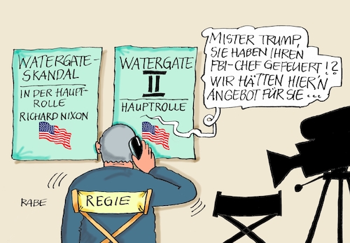 Cartoon: Watergate (medium) by RABE tagged trump,präsident,usa,watergate,watergateskandal,nixon,fbi,james,comy,russland,verbindung,putin,entlassung,rabe,ralf,böhme,cartoon,karikatur,pressezeichnung,farbcartoon,tagescartoon,film,kino,filmregisseur,regie,hauptrolle,hauptdarsteller,trump,präsident,usa,watergate,watergateskandal,nixon,fbi,james,comy,russland,verbindung,putin,entlassung,rabe,ralf,böhme,cartoon,karikatur,pressezeichnung,farbcartoon,tagescartoon,film,kino,filmregisseur,regie,hauptrolle,hauptdarsteller