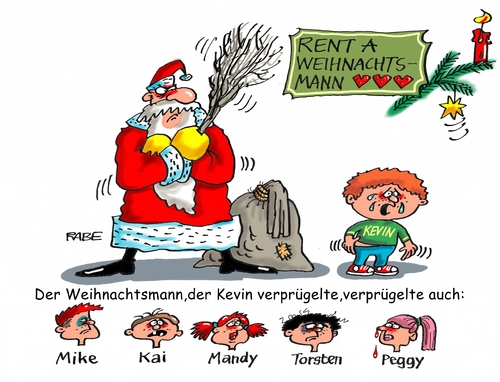 Cartoon: Weihnachtsmannprügel (medium) by RABE tagged weihnachten,weihnachtsmann,geschenke,bescherung,kinder,prügel,rute,rabe,ralf,böhme,cartoon,karikatur,pressezeichnung,tagescartoon,geschenkesack,christbaum,weihnachtsabend,gedichte,kevin,peggy,torsten,mike,mandy,kai,weihnachten,weihnachtsmann,geschenke,bescherung,kinder,prügel,rute,rabe,ralf,böhme,cartoon,karikatur,pressezeichnung,tagescartoon,geschenkesack,christbaum,weihnachtsabend,gedichte,kevin,peggy,torsten,mike,mandy,kai