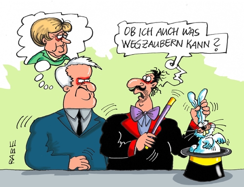 Cartoon: Zauberkünstler (medium) by RABE tagged abschiebung,flüchtlinge,ausländer,rechtsradikale,rabe,ralf,böhme,cartoon,karikatur,tagescartoon,seehofer,csu,merkel,kanzlerin,grenzen,flüchtlingspolitik,willkommenskultur,zuwanderung,zuwanderungsbegrenzun,flüchtlingsheime,syrien,abschiebung,flüchtlinge,ausländer,rechtsradikale,rabe,ralf,böhme,cartoon,karikatur,tagescartoon,seehofer,csu,merkel,kanzlerin,grenzen,flüchtlingspolitik,willkommenskultur,zuwanderung,zuwanderungsbegrenzun,flüchtlingsheime,syrien