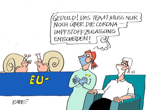 Cartoon: Zulassungszulassung (medium) by RABE tagged corona,bildung,bildungsminister,kanzleramt,bildungskonferenz,lehrerkonferenz,laptop,ausstatung,digitalisierung,bildungsmonitor,internetzugan,wlan,aufwachen,eu,brüssel,zulassung,kommission,impfstoffzulassung,schnecken,patient,lockdown,fallzahlen,weihnachten,michel,corona,bildung,bildungsminister,kanzleramt,bildungskonferenz,lehrerkonferenz,laptop,ausstatung,digitalisierung,bildungsmonitor,internetzugan,wlan,aufwachen,eu,brüssel,zulassung,kommission,impfstoffzulassung,schnecken,patient,lockdown,fallzahlen,weihnachten,michel