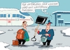 Cartoon: Anschiebhilfe (small) by RABE tagged kälte,winter,frost,eis,schnee,wetter,wetterbericht,eisglätte,dauerfrost,cartoon,karikatur,rabe,ralf,böhme,tageszeichnung,farbcartoon,pressezeichnung,feuerwehr,kind,eisen,metall,zunge,klima,klimakleber,db,bahn,verspätung,zug,zugausfall,reisende,streusalz,streusand,schneeschieber,schneepflug,verkehr,schiene