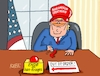 Cartoon: Ausser Betrieb (small) by RABE tagged trump,präsident,usa,donald,einmarsch,erstürmung,cartoon,karikatur,pressezeichnung,rabe,ralf,böhme,farbcartoon,tagescartoon,venezuela,südamerika,maduro,regimewechsel,weltordnung,kongress,völkerrecht,oval,office,iran,irankrieg,ende,plan,hormus,buzzer,schreibtisch
