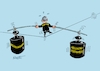 Balanceakt (small) Cartoon: Balanceakt (small) by RABE tagged merz,union,kanzler,fritze,koalition,spd,klingbeil,bundesregierung,rabe,ralf,böhme,cartoon,karikatur,pressezeichnung,farbcartoon,tagescartoon,trump,putin,krisen,tv,nachrichten,waschmaschine,dobrindt,innenminister,abschiebung,stadtbild,drahtseil,hochseilakt,balance,artist,gesetzentwurf,abschiebeverfahren,abschiebehaft