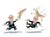 Cartoon: Bumerang (small) by RABE tagged trump,präsident,usa,donald,einmarsch,erstürmung,cartoon,karikatur,pressezeichnung,rabe,ralf,böhme,farbcartoon,tagescartoon,venezuela,südamerika,maduro,regimewechsel,weltordnung,kongress,völkerrecht,natanjahu,israel,iran,libanon,irankrieg,hormus,blockade,atomprogramm,friedensplan,bumerang,kriegsziel,sieg