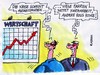 Cartoon: Ende der Krise (small) by RABE tagged krise,aufschwung,konjunktur,euro,kurzarbeit,bilanzen,rolls,royce,wirtschaftsbosse,gewinne,wirtschaftsminister,börse,wirtschaftswachstum,chefetage
