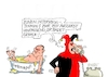 Cartoon: Fettnapf (small) by RABE tagged ampel,ampelregierung,rot,grün,gelb,fdp,spd,grüne,rabe,ralf,böhme,cartoon,karikatur,pressezeichnung,farbcartoon,tagescartoon,inflation,einkommen,rente,rentenpaket,bruch,streit,neuwahlen,wahlkampf,olaf,scholz,narr,narretei,hofnarr,fett,fettnapf,interview,telefon,fasching,verkleidung