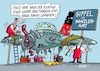 Cartoon: Flügellahm (small) by RABE tagged merz,kanzler,koalition,union,spd,klingbeil,cartoon,karikatur,pressezeichnung,farbcartoon,tagescartoon,db,bahn,frühling,frühjahr,frühjahrsputz,ice,zug,blumenkasten,blumenkästen,esc,songcontest,treffen,gipfel,kanzleramt,gipfeltreffen,reform,reformgipfel,flieger,flugzeug,schrott,wind,flugplatz