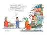 Cartoon: Genmanipulation (small) by RABE tagged merz,kanzler,koalition,union,spd,klingbeil,cartoon,karikatur,pressezeichnung,farbcartoon,tagescartoon,db,bahn,frühling,frühjahr,frühjahrsputz,ice,zug,blumenkasten,blumenkästen,esc,songcontest,eu,brüssel,gen,genmanipulation,genlabor,supermarkt,obst,gemüse,kenzeichnung,kennzeichnungspflicht,korbwagen