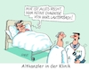 Cartoon: Gerhard hat Angst (small) by RABE tagged ampel,ampelregierung,rot,grün,gelb,fdp,spd,grüne,rabe,ralf,böhme,cartoon,karikatur,pressezeichnung,farbcartoon,tagescartoon,inflation,einkommen,rente,rentenpaket,bruch,streit,neuwahlen,wahlkampf,altkanzler,gerhard,schröder,klinik,krankenhaus,bett,ärzte,diagnose,karl,lauterbach