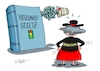 Cartoon: Heizungsgesetz (small) by RABE tagged merz,kanzler,koalition,union,spd,klingbeil,cartoon,karikatur,pressezeichnung,farbcartoon,tagescartoon,bürokratie,verwaltung,beamte,modernisierung,monster,drachen,schwert,holzschwert,nägel,säge,heizung,heizungsgesetz,habeck,ampel,knoten,thermostat,schwarz,rot
