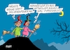 Cartoon: Hexentanz (small) by RABE tagged merz,kanzler,koalition,union,spd,klingbeil,cartoon,karikatur,pressezeichnung,farbcartoon,tagescartoon,db,bahn,frühling,frühjahr,frühjahrsputz,ice,zug,blumenkasten,blumenkästen,hexe,hexentanzplatz,hexenfeuer,walpurgisnacht,nacht,wal,timmy,ostsee,rettungsaktion