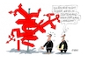 Cartoon: Kreuz und quer (small) by RABE tagged ampel,ampelregierung,rot,grün,gelb,fdp,spd,grüne,rabe,ralf,böhme,cartoon,karikatur,pressezeichnung,farbcartoon,tagescartoon,inflation,einkommen,rente,rentenpaket,bruch,streit,neuwahlen,wegweiser,wahlergebnis,richtung