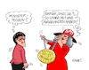 Cartoon: Medaillenregen (small) by RABE tagged merz,groko,spd,union,posten,postenvergabe,rabe,ralf,böhme,cartoon,karikatur,pressezeichnung,farbcartoon,tagescartoon,schaufenster,deko,umbau,laden,ladenhüter,regierungsbildung,klingbeil,esken,doppelspitze,minister,ministerposten,medaille,auszeichnen