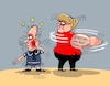 Cartoon: Merkel holt aus (small) by RABE tagged ampel,ampelregierung,rot,grün,gelb,fdp,spd,grüne,rabe,ralf,böhme,cartoon,karikatur,pressezeichnung,farbcartoon,tagescartoon,inflation,einkommen,rente,rentenpaket,bruch,streit,neuwahlen,wahlkampf,friedrich,merz,union,kanzlerkandidat,asylrechtsantrat,migrationsantrag,afd,zustimmung,rechts,angela,merkel,kritik,ohrfeige,watschen,schellen,backpfeife