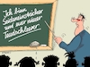 Cartoon: Seiteneinsteiger II (small) by RABE tagged lehrer,schüler,bildung,bildungswesen,bildungsbereich,lehrerzimmer,schulklasse,rabe,ralf,böhme,cartoon,karikatur,pressezeichnung,tageszeichnung,seiteneinsteiger,lehrermangel,tafel,schultafel,kreide