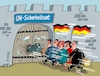 Cartoon: UN Erstürmung (small) by RABE tagged merz,kanzler,koalition,union,spd,klingbeil,cartoon,karikatur,pressezeichnung,farbcartoon,tagescartoon,db,bahn,frühling,frühjahr,frühjahrsputz,ice,zug,blumenkasten,blumenkästen,esc,songcontest,deutschland,un,uno,sicherheitsrat,aufnahme,abstimmung,kampfabstimmung,österreich,portugal,burg,ramme,erstürmung