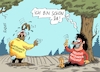 Cartoon: Wachstumsprognose (small) by RABE tagged merz,kanzler,koalition,union,spd,klingbeil,cartoon,karikatur,pressezeichnung,farbcartoon,tagescartoon,db,bahn,frühling,frühjahr,frühjahrsputz,ice,zug,blumenkasten,blumenkästen,esc,songcontest,wirtschaftswachsum,wachtumsprognose,konjunktur,konjunkturprognose,aufschwung,rezession,wettlauf,hase,igel,märchen,gebrüder,grimm
