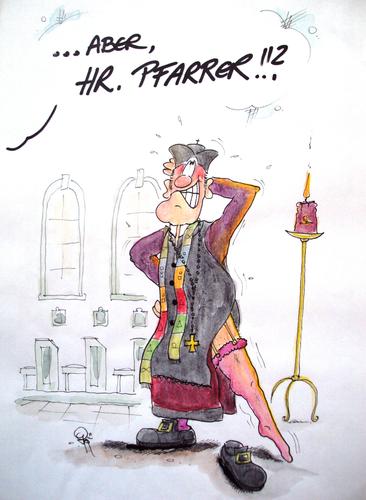 Cartoon: aber Herr Pfarrer (medium) by erix tagged pfarrer