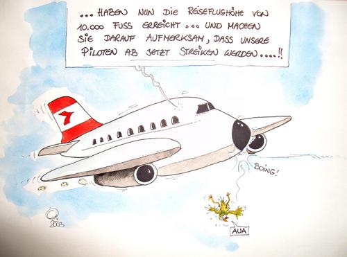 Cartoon: Pilotenstreik (medium) by erix tagged pilot