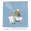 Cartoon: Tischmanieren (small) by Schilling  Blum tagged tourette,manieren,hupe