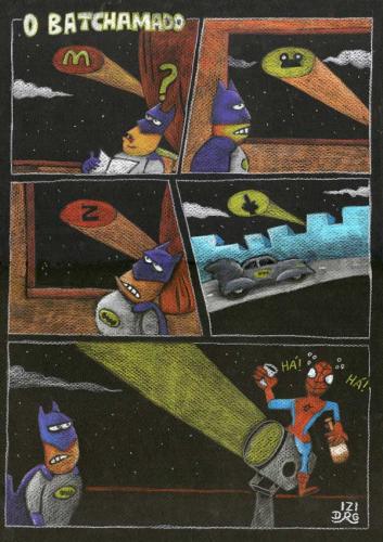 Cartoon: Bat call (medium) by izidro tagged batman