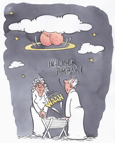 Cartoon: Süsser die Glocken nie klingen (medium) by mele tagged weihnachten,christmas,weihnachten,glocken,bimmeln,läuten,bimbam,jesus,krippe,geburt,segen,eier,hoden,heiligenschein,heilig,gott,intim,geschlechtsorgan,intimbereich,penis,genitalien,geschlechtsteil