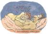 Cartoon: Brusthaar (small) by mele tagged romantik bett brustbehaarung sex 