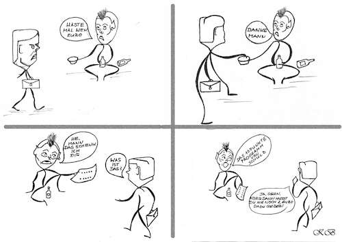 Cartoon: Schulzens Zukunftsprogramm (medium) by menschenskindergarten tagged spd,schulz,zukunftsprogramm,bundestagswahl