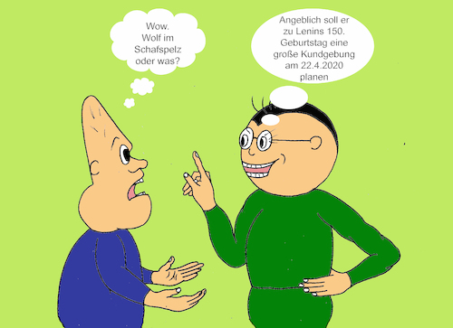 Cartoon: Habeck enteignet (medium) by menschenskindergarten tagged berlin,mietwucher,immobilien,grüne,habeck,landtagswahlen