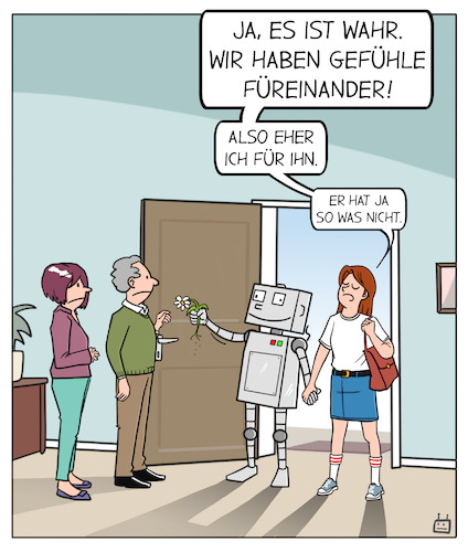 Cartoon: Menschenversteher (medium) by Cloud Science tagged menschenversteher,empathie,emotionale,roboter,ki,künstliche,intelligenz,maschinen,maschinenliebe,m2m,gefühle,liebe,tech,technologie,zukunft,robotik,beziehung,menschenversteher,empathie,emotionale,roboter,ki,künstliche,intelligenz,maschinen,maschinenliebe,m2m,gefühle,liebe,tech,technologie,zukunft,robotik,beziehung