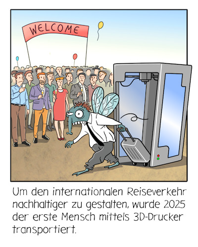 Cartoon: Nachhaltiges Reisen (medium) by Cloud Science tagged 3d,druck,3ddrucker,reisen,reise,transport,fernverkehr,verkehr,nachhaltigkeit,logistik,teleporter,nachhaltig,zukunft,klima,klimaschutz,mobilität,digitalisierung,wandel,tech,technik,technologie,innovation,3d,druck,3ddrucker,reisen,reise,transport,fernverkehr,verkehr,nachhaltigkeit,logistik,teleporter,nachhaltig,zukunft,klima,klimaschutz,mobilität,digitalisierung,wandel,tech,technik,technologie,innovation