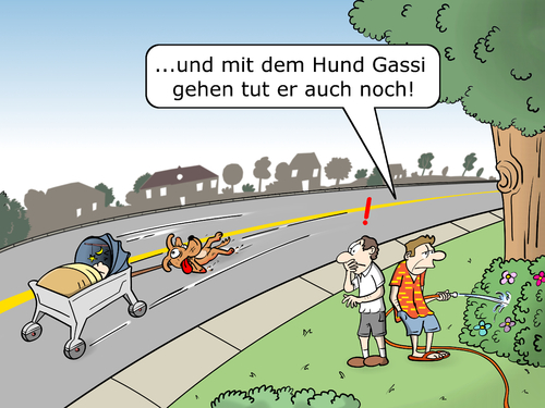 Selbstfahrender Kinderwagen Selbstfahrender Kinderwagen