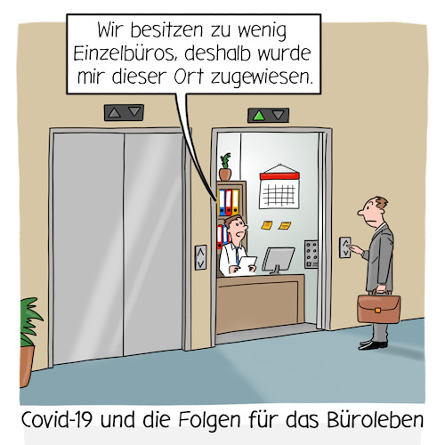 Cartoon: Social Distancing im Büro (medium) by Cloud Science tagged corona,covid19,coronakrise,virus,coronavirus,büro,office,homeoffice,arbeitsplatz,social,distanncing,einzelbüro,büroleben,wirtschaft,business,unternehmen,tech,technik,technologie,digital,aufzug,fahrstuhl,schreibtisch,gesundheit,arbeitsschutz,abstand,distanz,new,work,arbeit40,zukunft,arbeitsregeln,corona,covid19,coronakrise,virus,coronavirus,büro,office,homeoffice,arbeitsplatz,social,distanncing,einzelbüro,büroleben,wirtschaft,business,unternehmen,tech,technik,technologie,digital,aufzug,fahrstuhl,schreibtisch,gesundheit,arbeitsschutz,abstand,distanz,new,work,arbeit40,zukunft,arbeitsregeln