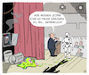 Cartoon: Doom Trolling (small) by Cloud Science tagged künstliche intelligenz ki kritik marketing weltuntergang doomsday gefahr sicherheit hype stromverbrauch energieverbrauch trainingsdaten datenmangel menschliche daten ai slop datenkontamination modellkollaps roboter technologie trolling doom