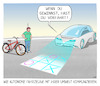 Cartoon: Tic-Tac-Toe (small) by Cloud Science tagged lichtkommunikation scheinwerfer autonomes fahrzeug fahren selbstfahrendes auto licht verkehr fahrradfahrer fahrrad vorfahrt led technologie innovartion automotiv automobilersteller tech zukunft tic tac toe projektion