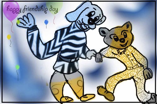 Cartoon: friendship day (medium) by anupama tagged friendship,day
