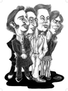 Cartoon: The Beatles cartoon (small) by DeVaTe tagged beatles,cartoon
