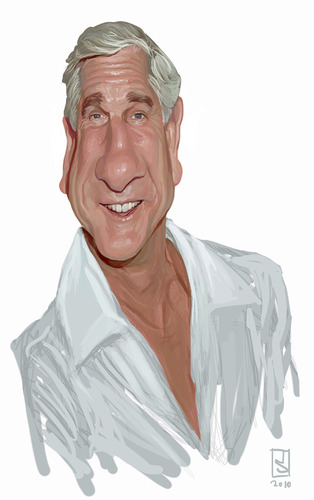 Cartoon: Leslie Nielsen (medium) by sting-one tagged leslie,nielsen