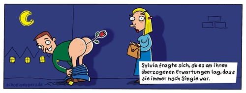 Cartoon: Schoolpeppers 12 (medium) by Schoolpeppers tagged beziehung,liebe,blind,date