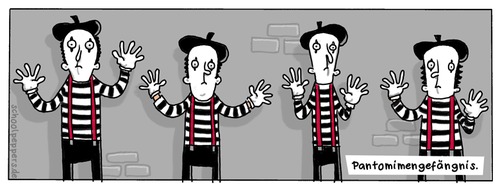 Cartoon: Schoolpeppers 79 (medium) by Schoolpeppers tagged gefängnis,pantomime
