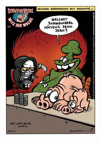 Cartoon: Schweinevogel Witz der Woche 007 (medium) by Schweinevogel tagged schweinevogel,funny,witz,cartoon,schwarwel