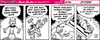 Cartoon: Schweinevogel Putzen (small) by Schweinevogel tagged schwarwel iron doof schweinevogel comicfigur comic witz cartoon satire short novel putzen sauber hausarbeit besen fegen freundschaft beziehung