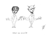 Cartoon: versuchung (small) by sasch tagged margot,teufel,auto,wein,presse,rücktritt