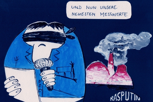 Cartoon: Brandneue Informationen (medium) by tiede tagged fehlinformationen,fukushima,informationspolitik,informationspolitik,fukushima,fehlinformationen