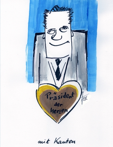 Gauck mit Kanten