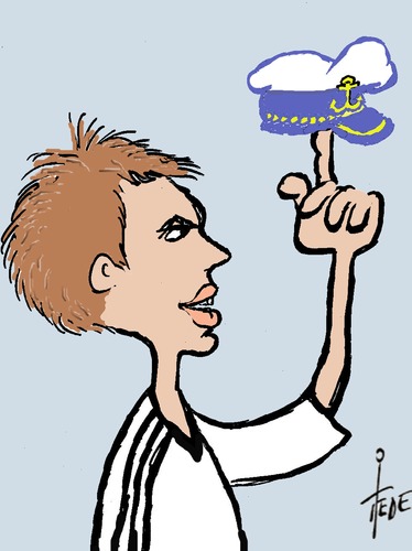 Cartoon: Phillipp Lahm (medium) by tiede tagged phillipp,lahm,football,german,national,team,leader,departure,phillipp,lahm,football,german,national,team,leader,departure