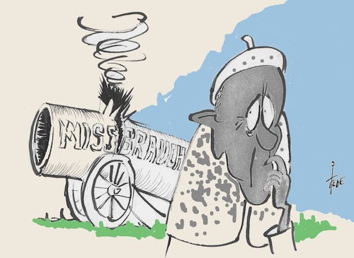 Cartoon: Sein Kampf (medium) by tiede tagged papst,rom,missbrauch,kampf,papst,rom,missbrauch,kampf