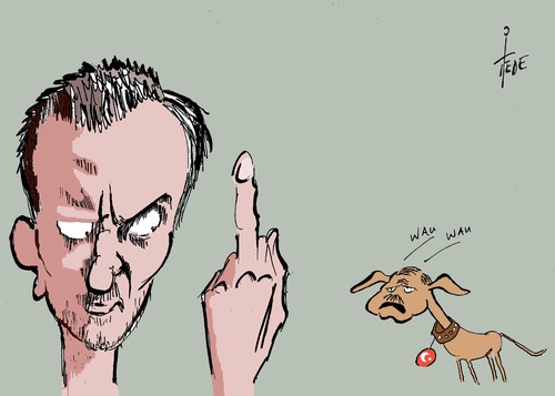 Cartoon: Böhmermann (medium) by tiede tagged cartoon,karikatur,tiede,meinungsfreiheit,pressefreiheit,erdogan,böhmermann,böhmermann,erdogan,tiede,karikatur,cartoon
